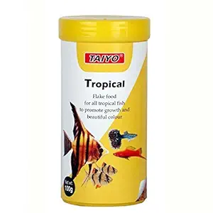 TAIYO All Life Stages Tropical Flakes Fish Food, 100 g
