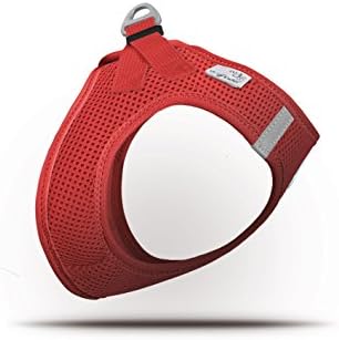 Curli Vest Air-Mesh Harness for Dog, X-Small, Red