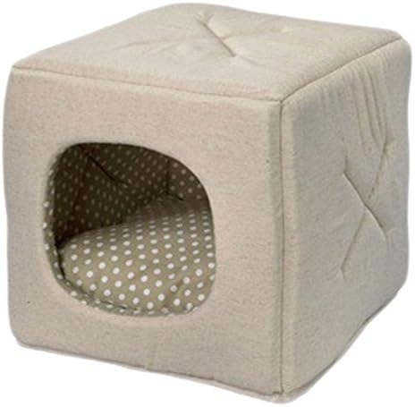 Euopet Bernina International Bed Quby Dottie D and D, 40 x 40 x 40 cm, Olive