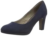 Flexible Laufsohle Tamaris Damen 22420 Pumps, Blau (Navy 805), 36 EU