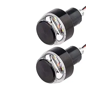 ALLEXTREME Motorcycle Turn Signal LED Light Indicator Dual Color Blinker Bike 7/8