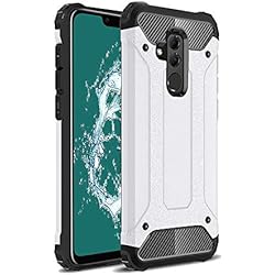 TenYll Huawei Mate 20 Lite Funda, protección contra Golpes de TPU+PC Resistente a arañazos(Doble Capa),para Huawei Mate 20 Lite Funda -Blanco