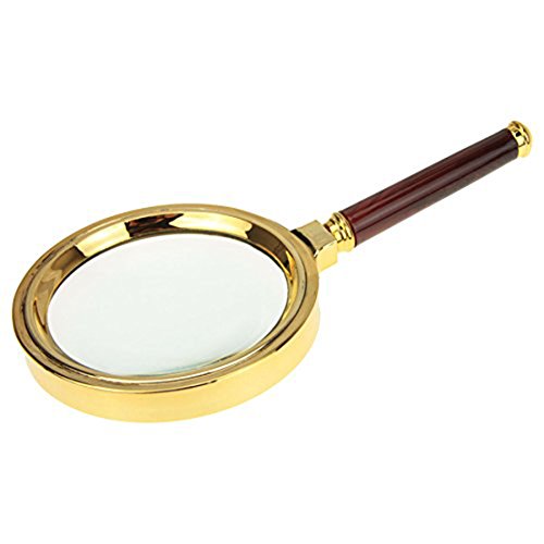 Liying Neu Lupe Ø 90mm Leselupe 10 fach Vergrößerung Glaslupe Lesehilfe Handlupe - 4