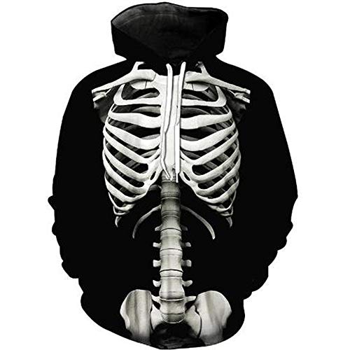 Preisvergleich Produktbild Amphia Herren Print Top - Langarm-KapuzenshirtHerrenmode 3D-Bedruckte Sanitärkleidung Mit Kapuze Langärmelige Top-Bluse