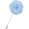 RK Beauty Men's Lapel Pin Satin Flower Boutonniere Pin 12 colours Lapel Pin for suits fashion accessory