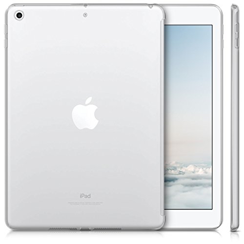 kwmobile Hülle für Apple iPad 9.7 (2017) – Smartcover Kompatibles Backcover Case Tablet Schutzhülle TPU Silikon – Tabletcase Cover Transparent - 5