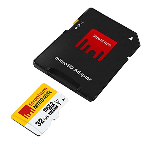 Strontium SRN32GTFU1C Nitro 466X 32GB microSDHC UHS-1 Memory Card mit Adapter und Reader - 3