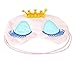 Produktbild Outgeek Maske niedlichen Cartoon Krone Wimpern Reisen Auge Schlafmaske mit Gummiband