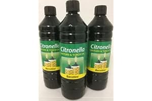 DML Premium Outdoor Garden Lamp/Torch Citronella Oil for parties, decking, patio, Barbecues (BBQ) garden (Box of 5 x 1 litre)