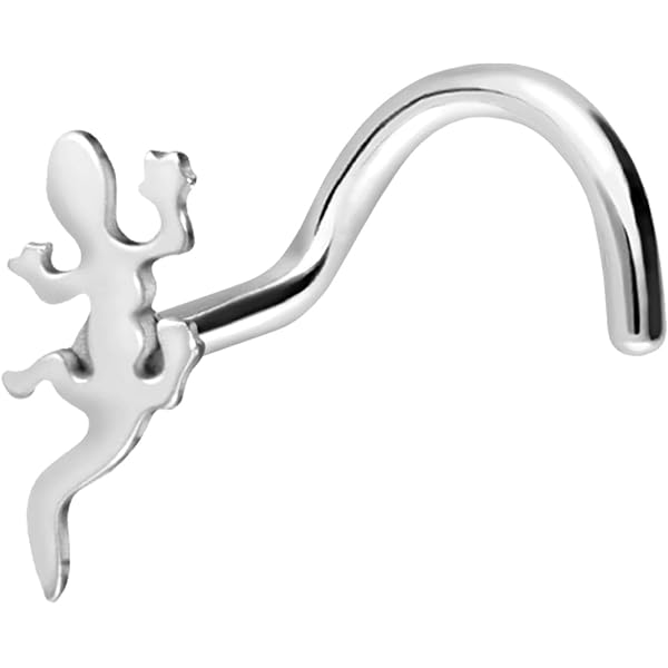 Piercing Nez Spirale Étoile Acier Chirurgical - Doré Ou Argent PIERCINGLINE