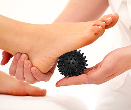 Footfix Premium Massagebälle – 3er-Pack – Fußreflexzonen-Massage & Trigger-Point-Therapie – 2 Massagebälle mit Noppen & 1 Lacrosse-Ball für tiefe Muskelmassage inkl. Benutzerhandbuch - 4