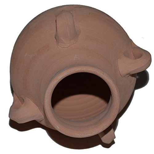 Mini Amphore Terracotta Terrakotta Blumen Aquarium Deko Basteln Floristik Miniamphoren Ablaichplatz - 2