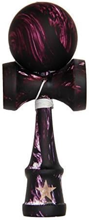 Purple White Washed Rubberized Super Kendama, Super Sticky, Japanese Wooden Toy, Free String, USA Seller by Super Kendama