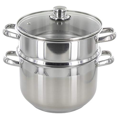 Couscoussier 10L en inox D24cm tous feux