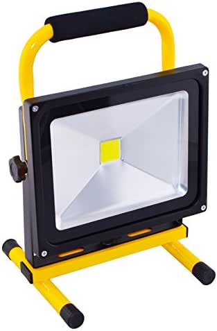 30W Fluter Arbeitsleuchte Mit Akku Kaltweiß Gelb Dünn Baustrahler