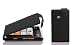 Produktbild Nokia Lumia 900 Flip Hülle in SCHWARZ von Cadorabo - Handyhülle in Kunstleder für Nokia Lumia 900 Case Cover Schutzhülle Etui Tasche in OXID SCHWARZ
