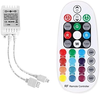 LAHOKU--RF Remote Controller,28 Keys Wireless Remote Controller,for LED Backlight Lighting Kits ,Multicolor RGB LED Strip Lights