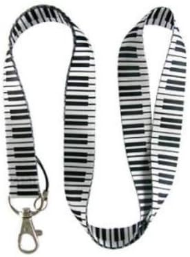 Piano Keyboard Lanyard Keychain Holder by MG Tires Racing