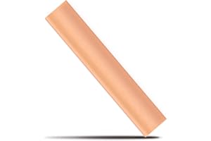 DEANKEJI T2 Foglio di Rame Puro, 150 mm x 30 mm x 3 mm Viola, Piastra in Materiale di Rame per Progetti Elettrici, Industriali e DIY