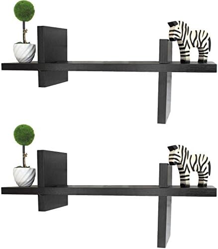 Set of 2 DESIGN Brown Dark Wenge CROSSING MA