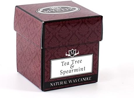 Mystix London | Tea Tree &amp; Spearmint Scented Candle x 5