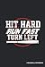 Produktbild Hit Hard Run Fast Turn Left A Baseball Notebook: Blank Lined Journal