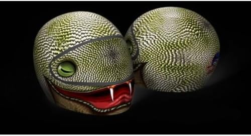 Skullskins Elastic Motorcycle Bike Helmet Cover - Cobra