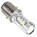 Produktbild SODIAL(R) 16 * CREE 80W LED Motorrad / Rad /Farrad/ ATV Scheinwerfer Lampe Birne BA20D H6