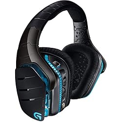 Logitech G933 Artemis Spectrum Auriculares Gaming Inalámbricos, DTS Headphone:X 7.1 Surround, Transductores 40mm Pro-G, 3.5 mm Jack, Lightsync RGB, Teclas G, PC/Mac/Xbox One/PS4/Nintendo Switch