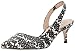 Produktbild Steve Madden Women's Vera Uniform Dress Shoe, Black/White Snake, 5.5 M US