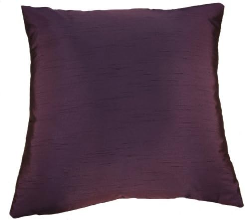 ScatterBox Mimosa Plain 58 x 58 cm Cushion, Amethyst