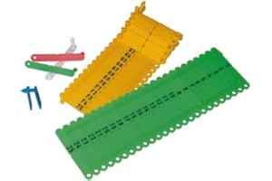 ARNDT Twintag Ohrmarken einseitig geprägt (101-150, gelb)