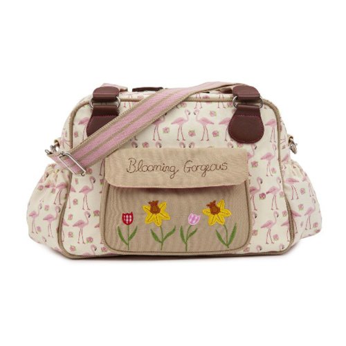 Pink Lining Blooming Gorgeous Baby Changing Nappy Bag Flamingo Walk