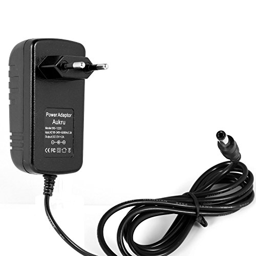 Aukru 12v 2A Netzteil 24W Ladeger  t f  r AVM FRITZ Box Wlan 7390 2110  3170  3270 3272  3370 3272 3390 5050  5140 6340  6360  7050  7140  7141  7150 
