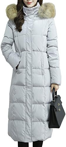 Oangel Womens Winter 90% Down Long Down Puffer Coat Parka With Hood