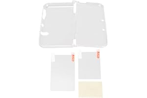 Yoidesu Neue 3DS LL-Hülle, PC-transparente, Hochfeste Schutzhülle, Kratzfeste Hartschale, Kompatibel mit 3DS LL