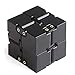 Produktbild Jeerui Infinity Cube Zappeln Spielzeug, Single Finger Endless Spaß Dekompression Stress Relief Zappeln Anti Angst Spielzeug für Kinder und Erwachsene-ABS galvanisieren Metall 2 Farben
