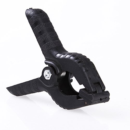 Fotga 6 Stück Klemmplatten Klipp Clamp Clip für Fotografie Foto-Studio Licht Standplatz Boom Hintergrund Backgroud – Schwarz - 5