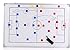 Magnet - Fußball Taktiktafel Inkl. Zubehör - Verschiedene Größen wählbar - Größe: 90 x 60 cm