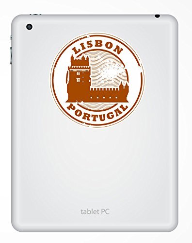 2 x Lissabon Portugal Vinyl Aufkleber Aufkleber Laptop Reise Gepäck Auto Ipad Schild Fun # 4294 – 10cm/100mm Wide - 3