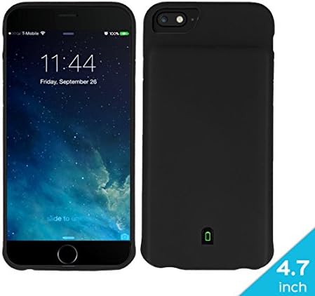 iPhone 7 Battery Case With Audio,4500mAh Portable Extended Charging Case for iPhone 7(4.7 inch),External Battery Pack Charger Case,Support Lightning Headphones(Black)