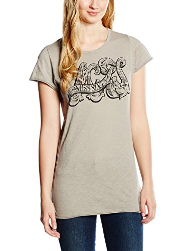 Miss Sixty Camiseta Manga Corta Greene Logo Gris Claro S