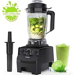 Blender, Mixeur Blender 2000W Professionnel, homgeek Blender Smoothie Mixeur Multifonction avec 10 Vitesses Réglables, 8 Lames en Acier et 2 litres Jarre Tritan sans BPA, 32,000 U/Min