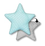 Amilian Kissen Stern Mint minimini Dekokissen Kuschlig Flauschig ca. 60 cm - 3
