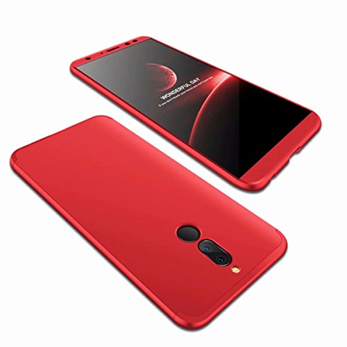 AILZH Huawei Mate 10 Lite Hülle 360 Grad Schutzhülle PC Schale Anti-Schock Shockproof Ganzkörper Schützend Anti-Kratz Stoßfänger 360° Full-Cover Case Matte Schutzkasten 3 in 1(Rot) AILZH Huawei Mate 10 Lite Hülle 360 Grad Schutzhülle PC Schale Anti-Schock Shockproof Ganzkörper Schützend Anti-Kratz Stoßfänger 360° Full-Cover Case Matte Schutzkasten 3 in 1(Rot)