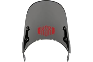 XERIAL Windshield Windscreen For YAMAHA XSR 900 700 300 250 155 125 Motorcycle Front Pare-brise Air Wind Deflectors Parabrisas Aftermarket Replacement (with RED sticker)