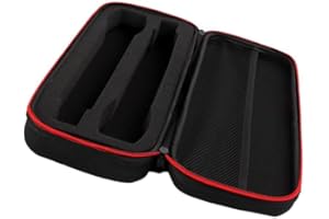 FDDU Eva Dual-Mikrofontasche, Handmikrofone Aufbewahrungsbox, Transporttasche für Mikrofonbox, Tragbare Koffer, Doppellitziger Kopf, Harte Eva Tasche für Handmikrofon, für Drahtlose Mikrofone Und Zubehör