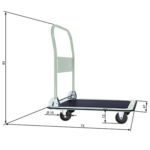 TecTake® Plattformwagen Handwagen klappbar bis 150 Kg - 5