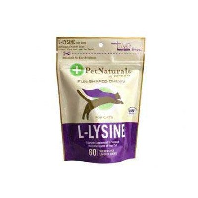 Pet Naturals de Vermont, l-lisina 60 fun-shaped Chews., 2