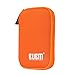 Price comparison product image BUBM Mini USB Flash Drive Sticks Carrying Case with Soft Padded Cover, Easy to Carry, 9-Capacity, Orange